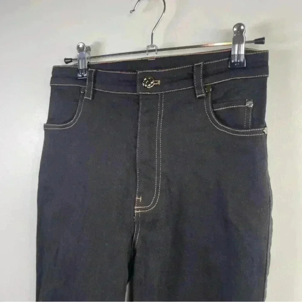Acler Dark Wash Lewis High Waisted Flare‎ Jean - Picture 4 of 9
